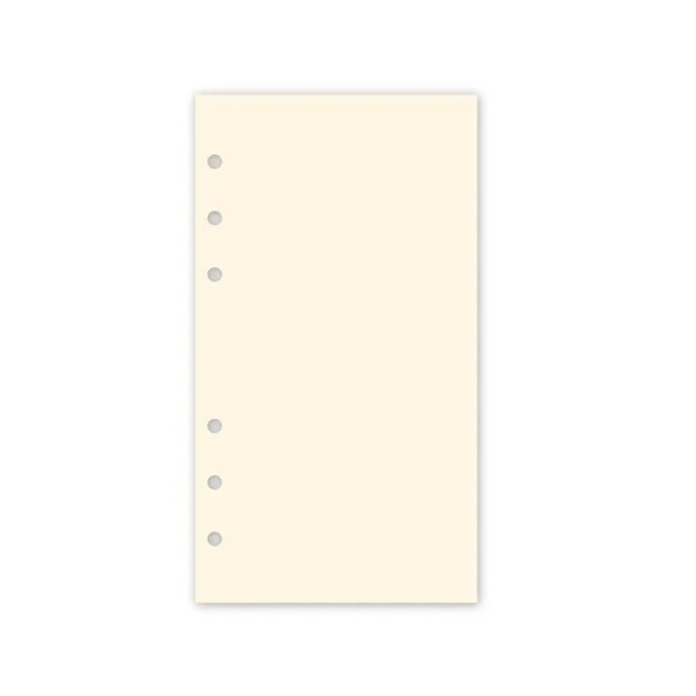 Realsystem 95 x 170mm Sima gyűrűs naptár kiegészítő - Krém (2510-00)