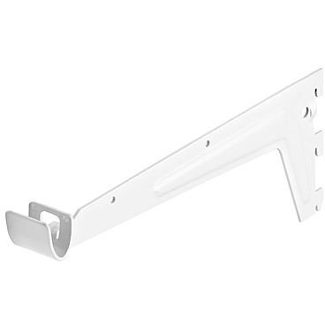 BRACKET CLOTHES RAIL 250 MM WHITE