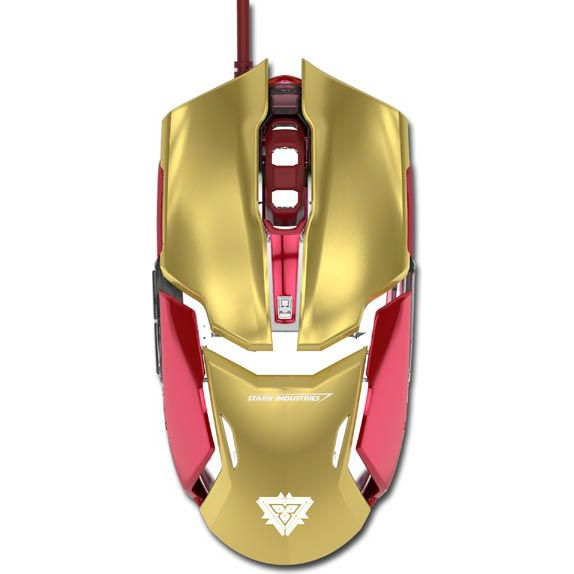 E-Blue Iron Man Armor Gaming Egér EMS610 Arany 4000 DPI