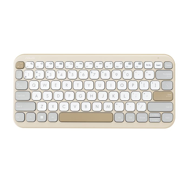 ASUS Marshmallow KW100 Bluetooth billentyűzet Oat Milk színű