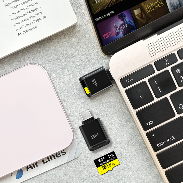 Silicon Power SP256GBSTXLA2VC2 Inspire Micro SD, 256 GB, A2, V30,UHS-1 U1 + Reader, 3D TLC, 170 MB/s