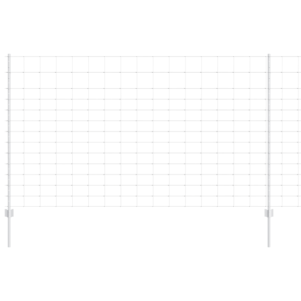 Kerítésoszlopok 22 db U-alakú 140 cm horganyzott acél