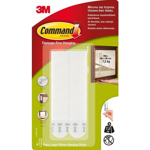 3M picture hanging strips Command L