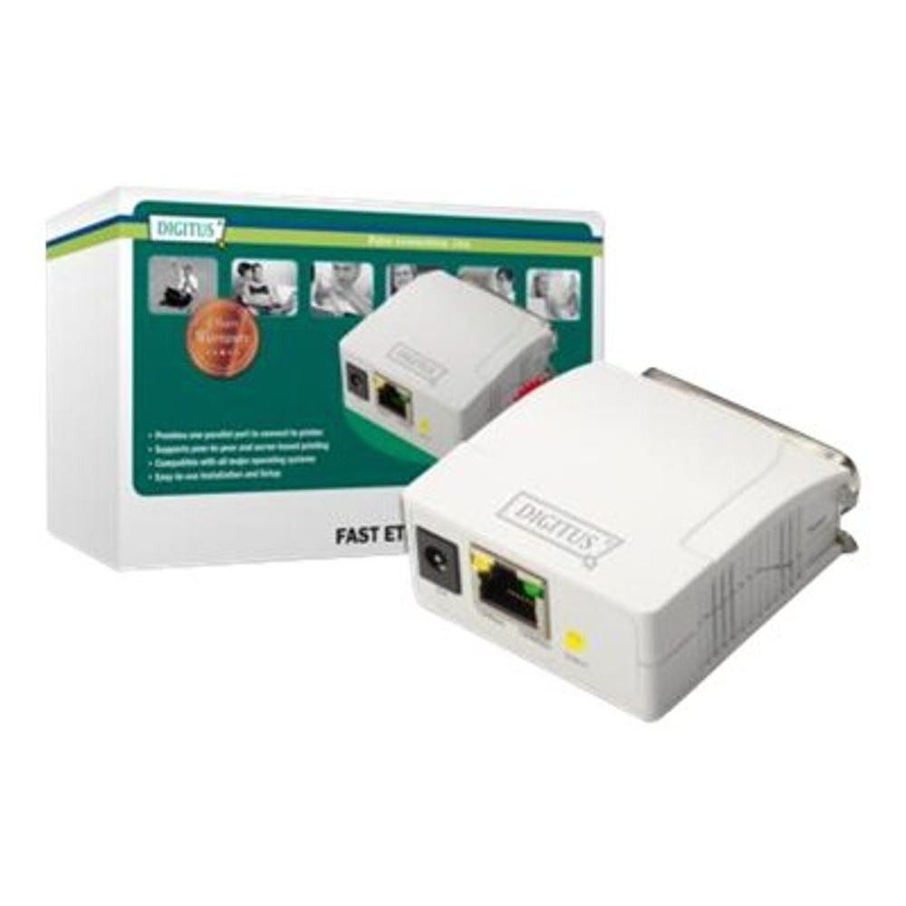 Digitus DN-13001-1 Fast Ethernet Print Server USB 2.0 (DN-13001-1)