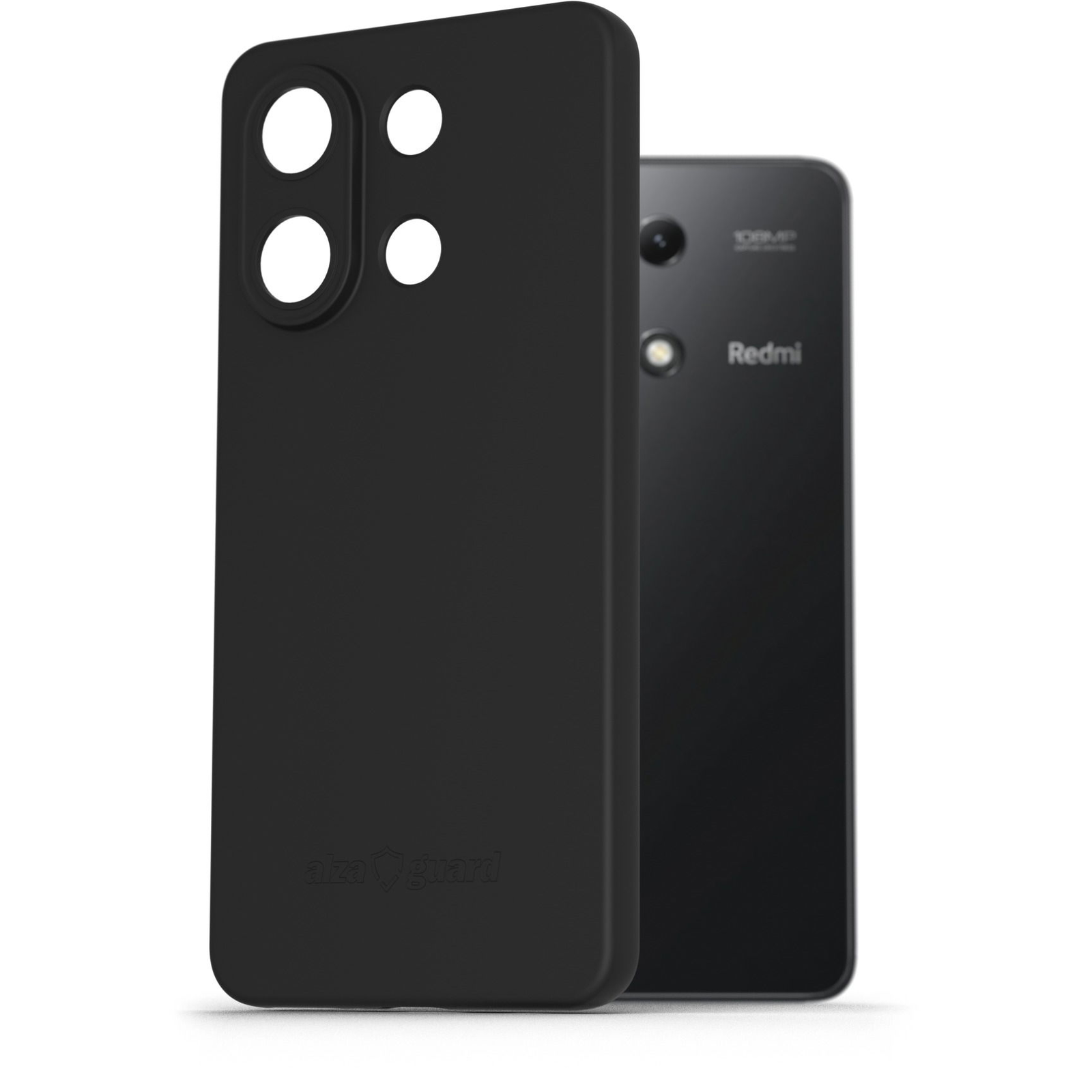 AlzaGuard Matte TPU Case Xiaomi Redmi Note 13 4G fekete tok (AGD-PCT385B)