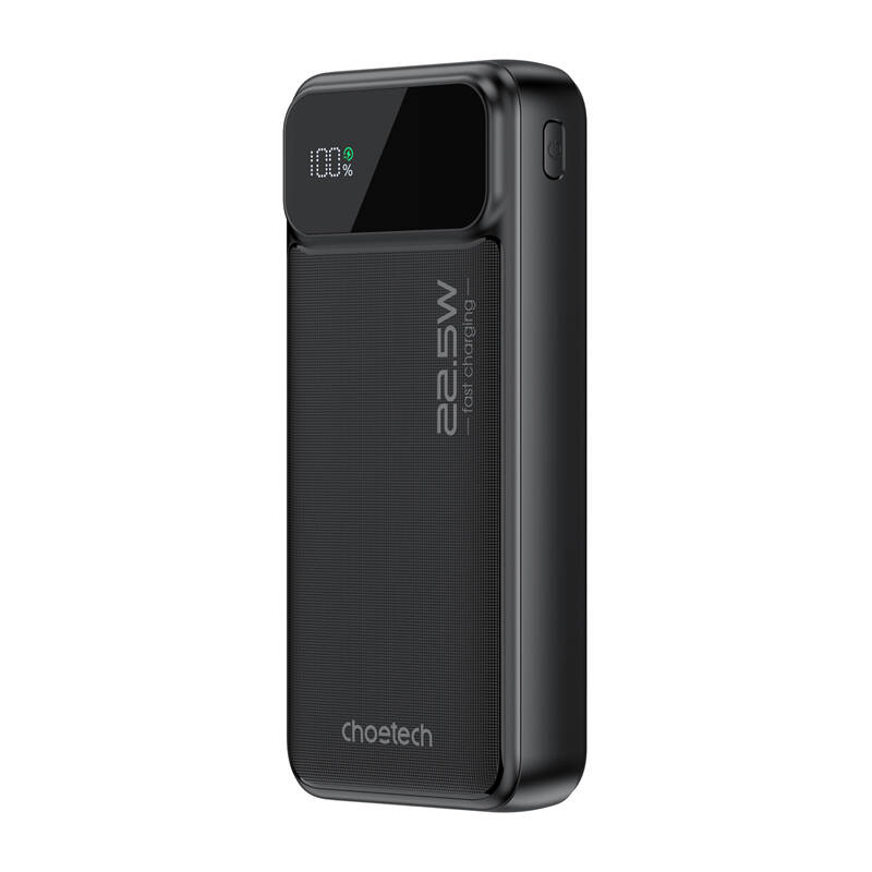 Choetech B729 Powerbank USB-A + USB-C / 20000mAh 22.5W - Fekete (B729)