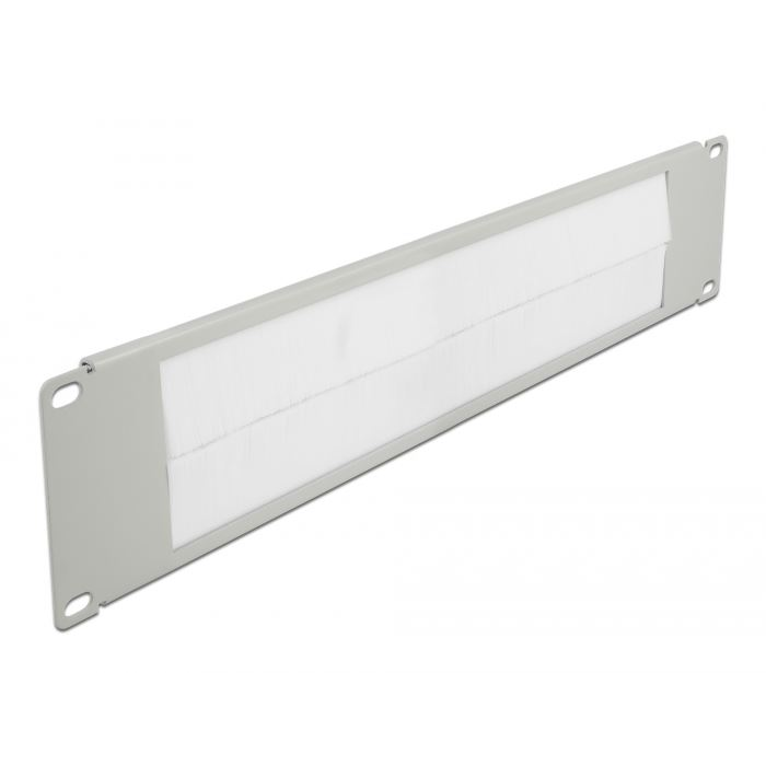 Delock 19” hálózati szekrényekhez 2U-s kábelrendező szürke (66536) (delock66536)