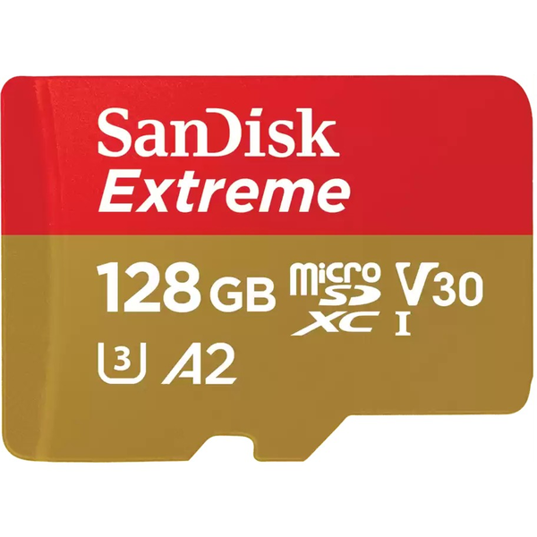 SD MicroSD Card 128GB SanDisk Extreme SDXC inkl. Adapter