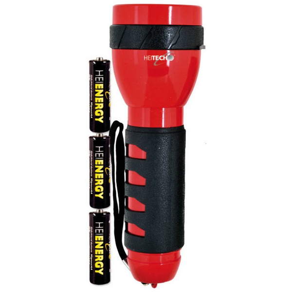 Latarka Guess Sarkans lukturītis ar 9 LED  garums 19 cm  4003558  Heitech 04003558 (4250040935589)
