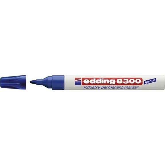 Edding 8300 industry 4-8300003 Permanent marker Kék Vízálló: Igen
