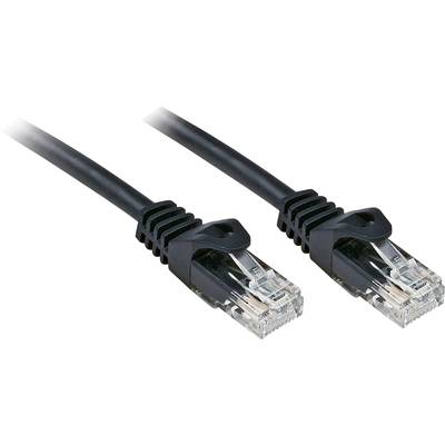 Lindy RJ-45/RJ-45 Cat.6 0.5m Netzwerkkabel Schwarz 0,5 m Cat6 U/UTP (UTP)
