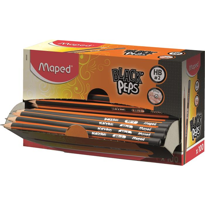 Maped Black Peps Háromszögletű 