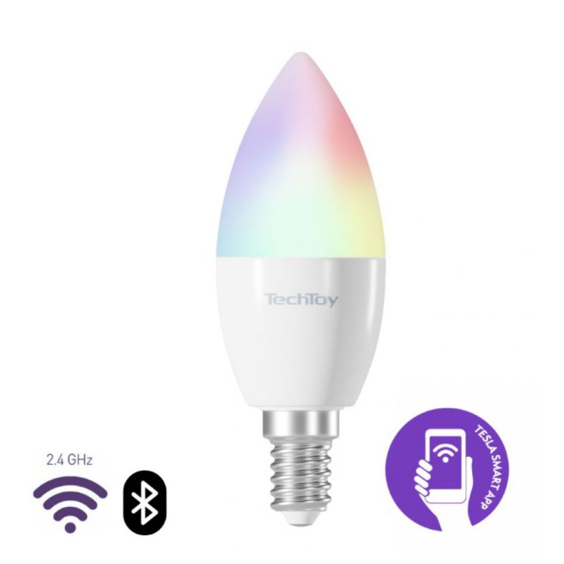 TechToy Wi-Fi RGB4,5W E14 okos LED izzó (TSL-LIG-E14) (TSL-LIG-E14)