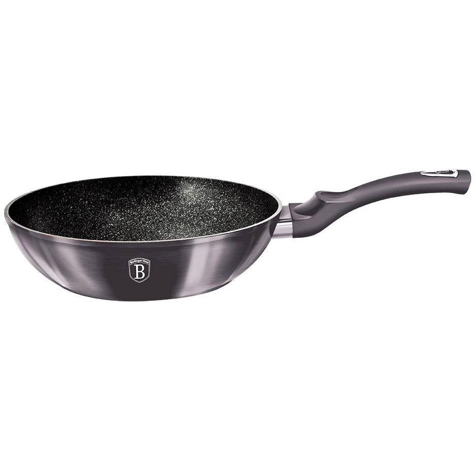 BERLINGERHAUS Carbon PRO Line Wok márvány felülettel, 28 cm (BH-6900)