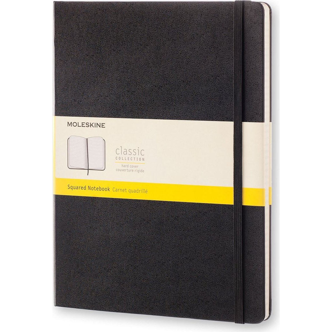 Moleskine Notesz Qp091 Kemény Fekete XL Kockás (246991)