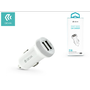Devia Dual USB szivargyújtós töltő adapter 5V/3,1A fehér (ST330810)