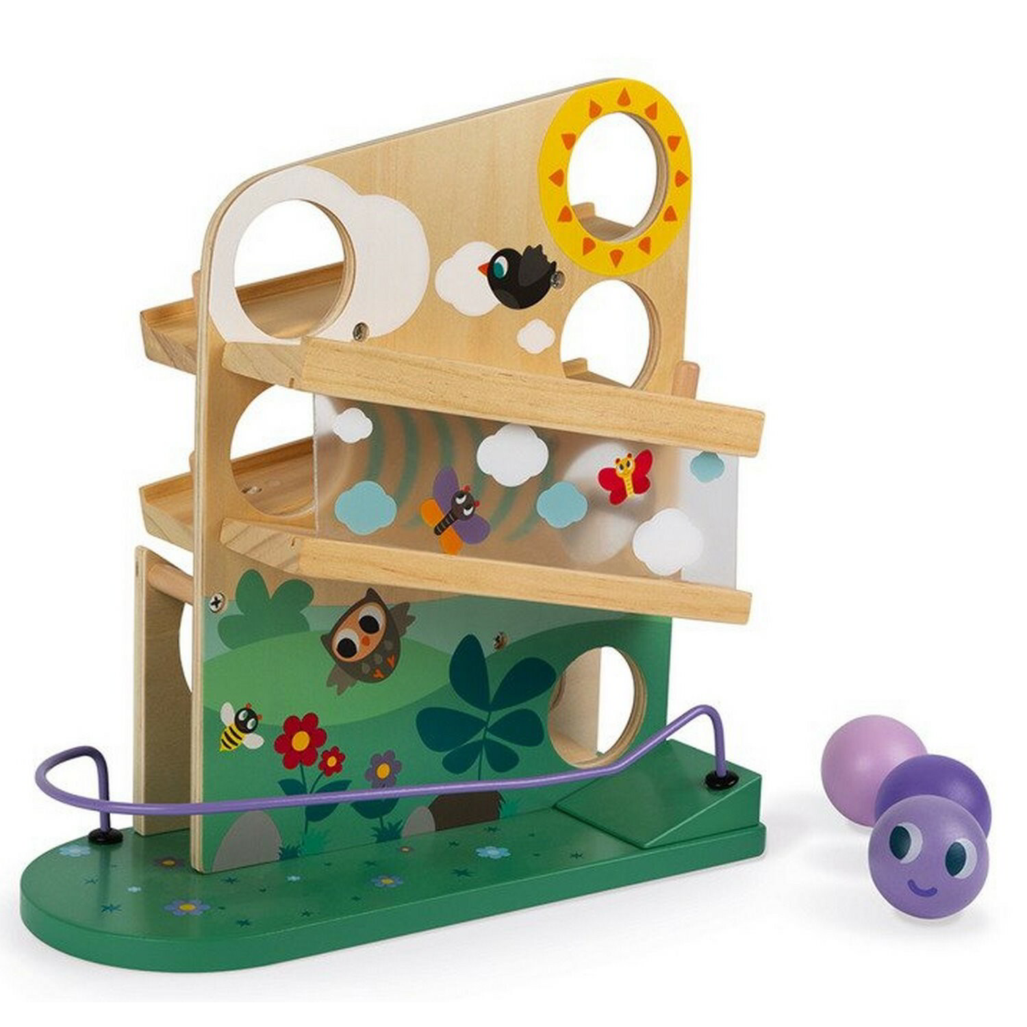 Janod Catepillar Hernyó golyópálya (J08055)