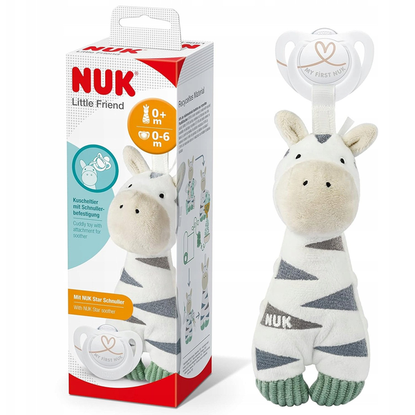 NUK Schnuller Buddy Little Friend Zebra