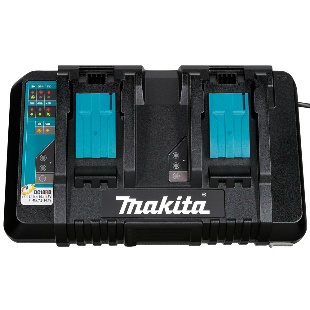 Makita DC18RD Dupla akkumulátor gyorstöltő 18V (196933-6)
