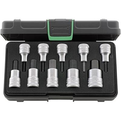 Stahlwille 54/10 KN 96031508 Belső hatlap Dugókulcs bit betét készlet 10 részes 1/2 (12,5 mm) (96031508)