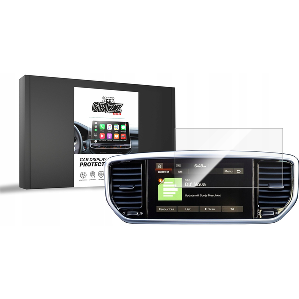  GrizzGlass Folia ceramiczna GrizzGlass CarDisplay Protection do Kia Sportage 4 8" 2015-2021