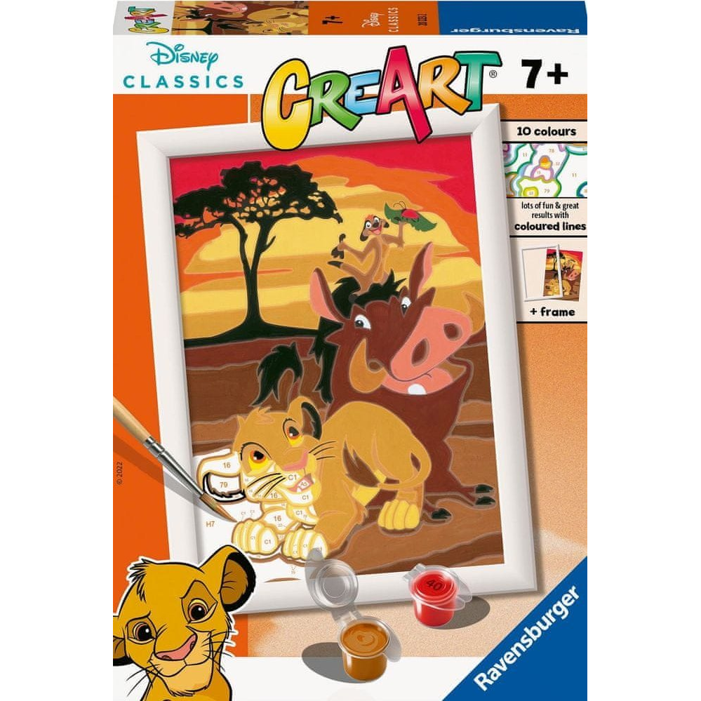 Ravensburger Kreatív és művészeti játékok 202232 CreArt Disney: Az oroszlánkirály (11220223)