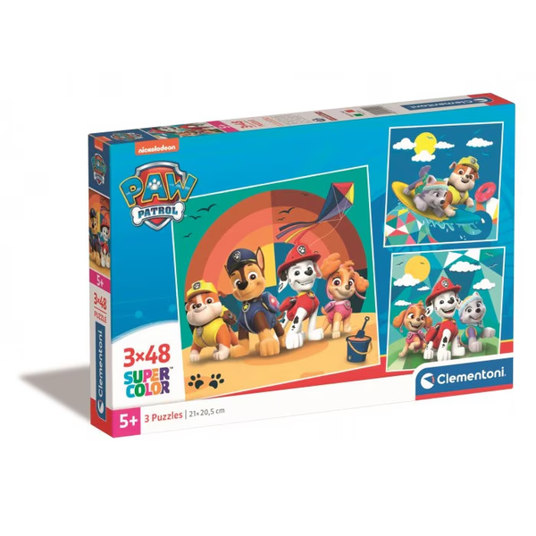 PUZZLE 3x48 EL Tlapková patrola CLEMENTONI 25291
