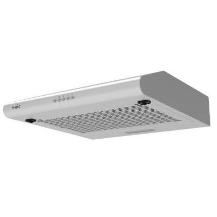 HOME konyhai páraelszívó STORM, három sebességfokozat, légszállítás: 190 m3/h, 38 W, 50 cm, rozsdamentes acél, fehér, KPE 5019S