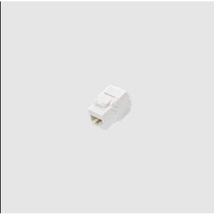 Nikomax Keystone betét UTP, CAT6a, RJ45/8P8C, T568A/B, 180°-os (NMC-KJUA2-ET-WT)