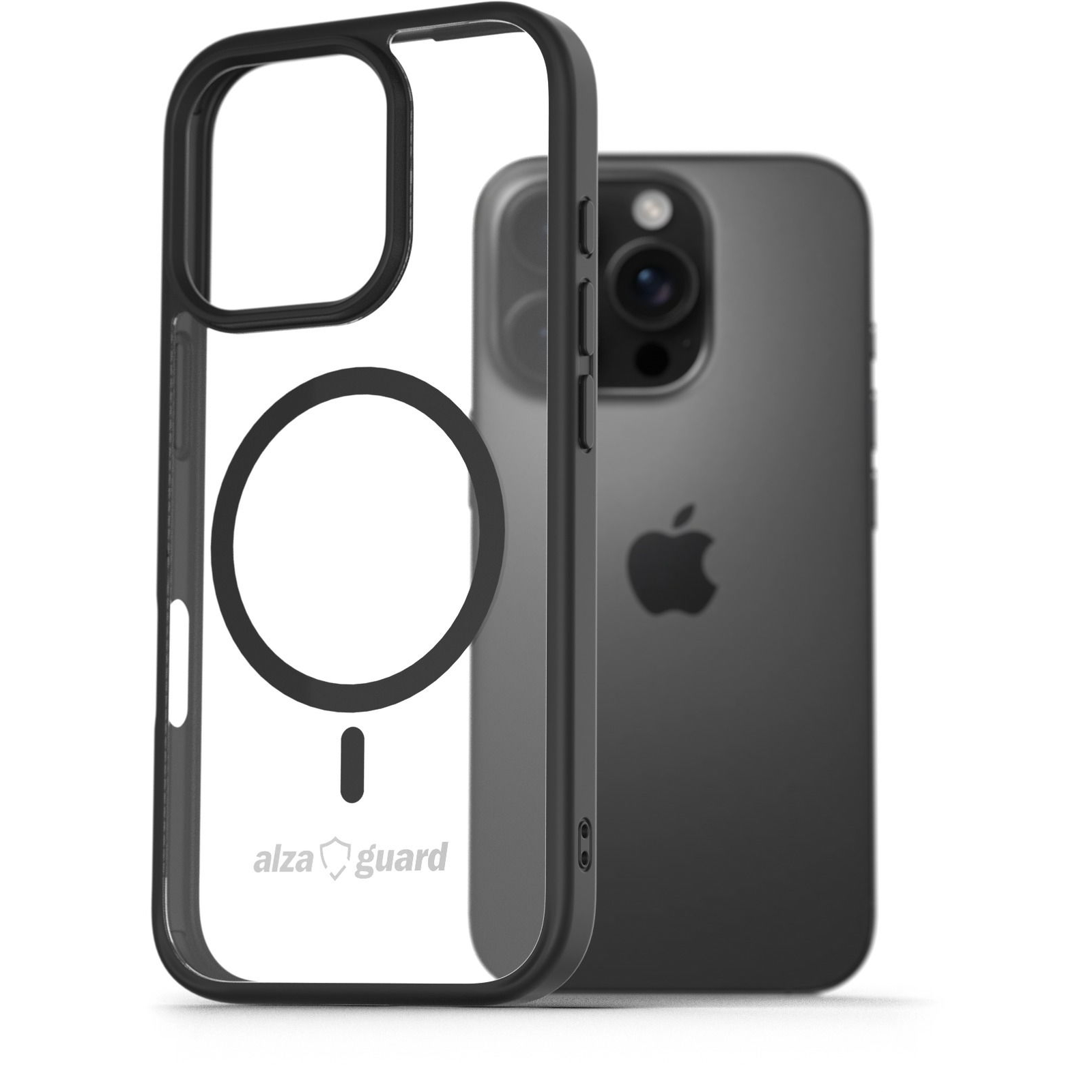 AlzaGuard iPhone 16 Pro Clear TPU Case Compatible with Magsafe tok (AGD-PCMT34B)