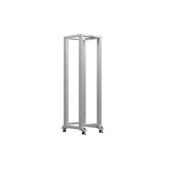 Lanberg 19" 42U 600x800 szabadon álló rack keret, szürke (OR01-6842-S)