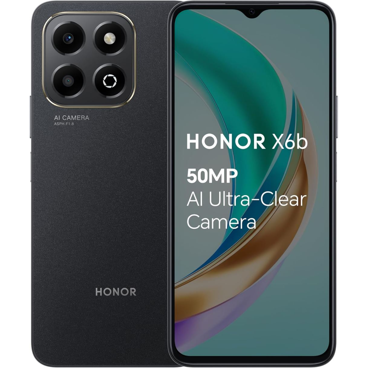 Honor X6b 4/128GB Dual-SIM mobiltelefon fekete (Honor X6b 4/128GB fekete)