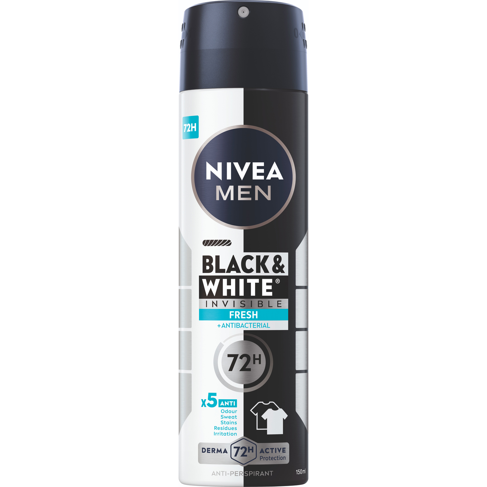 NIVEA MEN Black & White Fresh 150 ml (9005800280707)