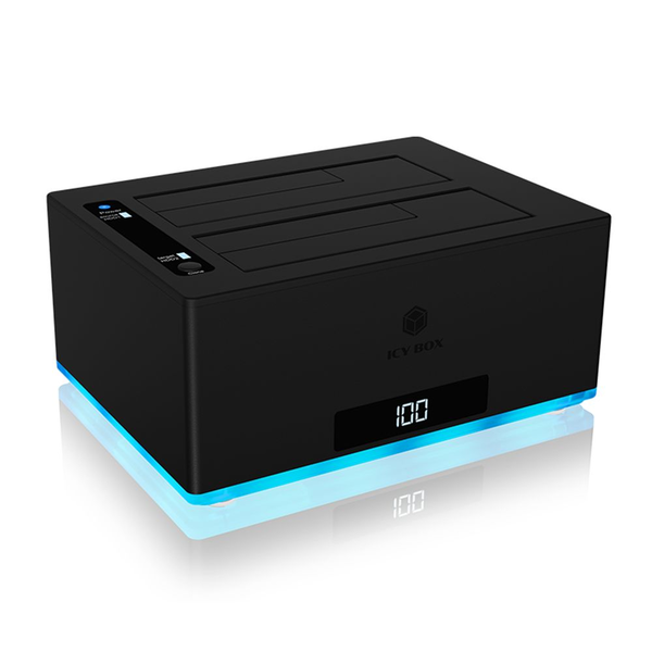 ICY BOX IB-127CL-U3 USB 3.2 Gen 1 (3.1 Gen 1) Type-B Zwart