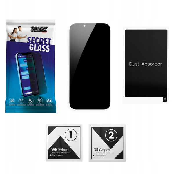 Matowe szkło prywatyzujące GrizzGlass SecretGlass do Xiaomi Redmi 15C 5G