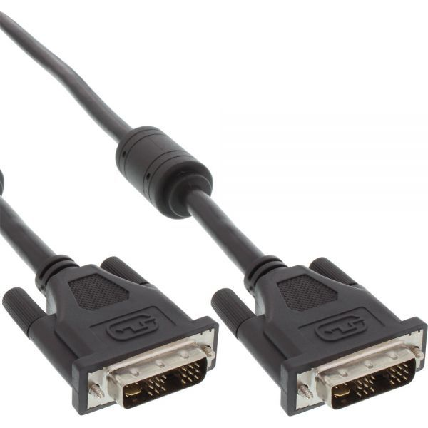 InLine 4043718019991 cavo DVI 2 m DVI-I Nero
