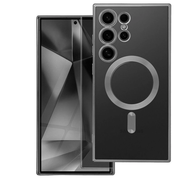 Samsung Galaxy A37 készülékhez Electro Mag Cover tok, MagSafe-kompatibilis, titánszürke