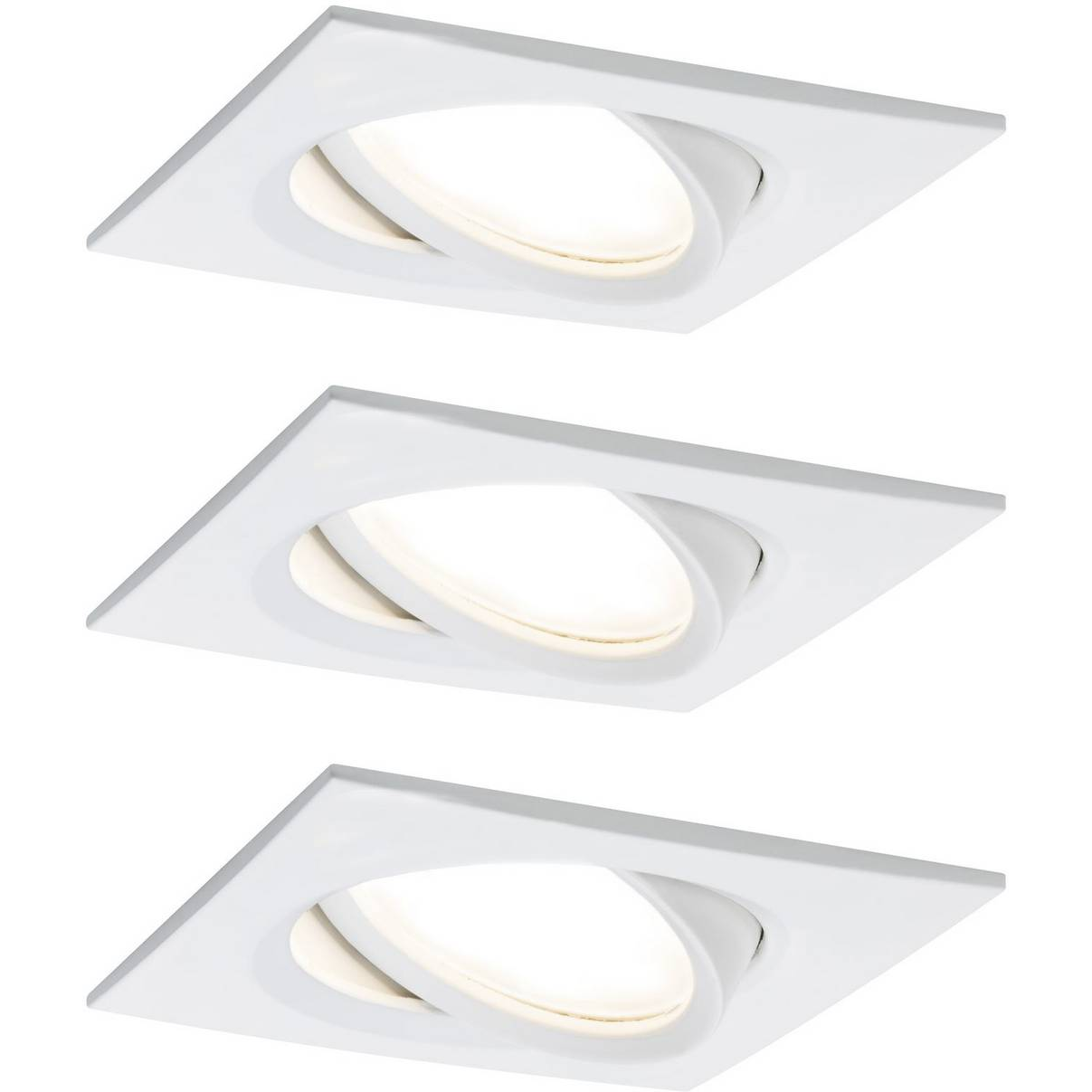 Paulmann Nova Plus 3 LED спот, ъглов, бял