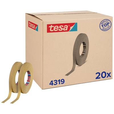Tesa  krepp 4319 für Kurven (04319-00005-00) Krepp szalag krepp® Világosbarna (H x Sz) 50 m x 15 mm 20 db