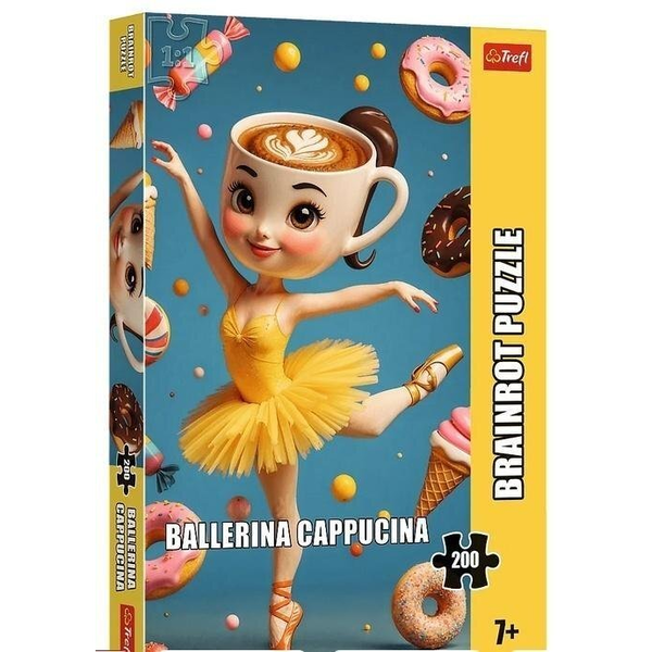 PUZZLE TREFL 200 BRAINROTS BALLERINA CAPPUCINA