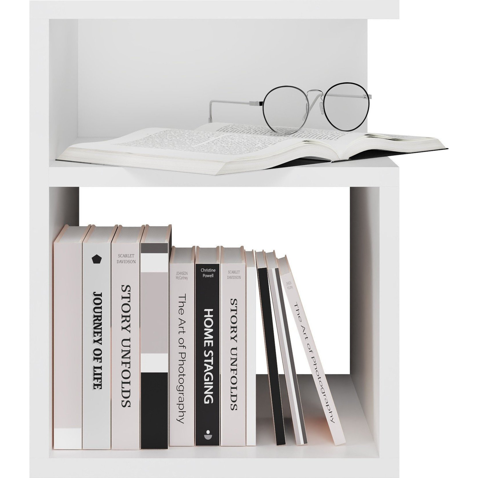 WM-Meble Denton Éjjeliszekrény - Fehér (TINI BIEL)