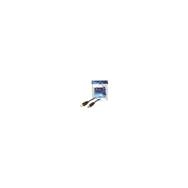MediaRange Anschlusskabel USB 2.0 A->B St/St 3m schwarz Blister
