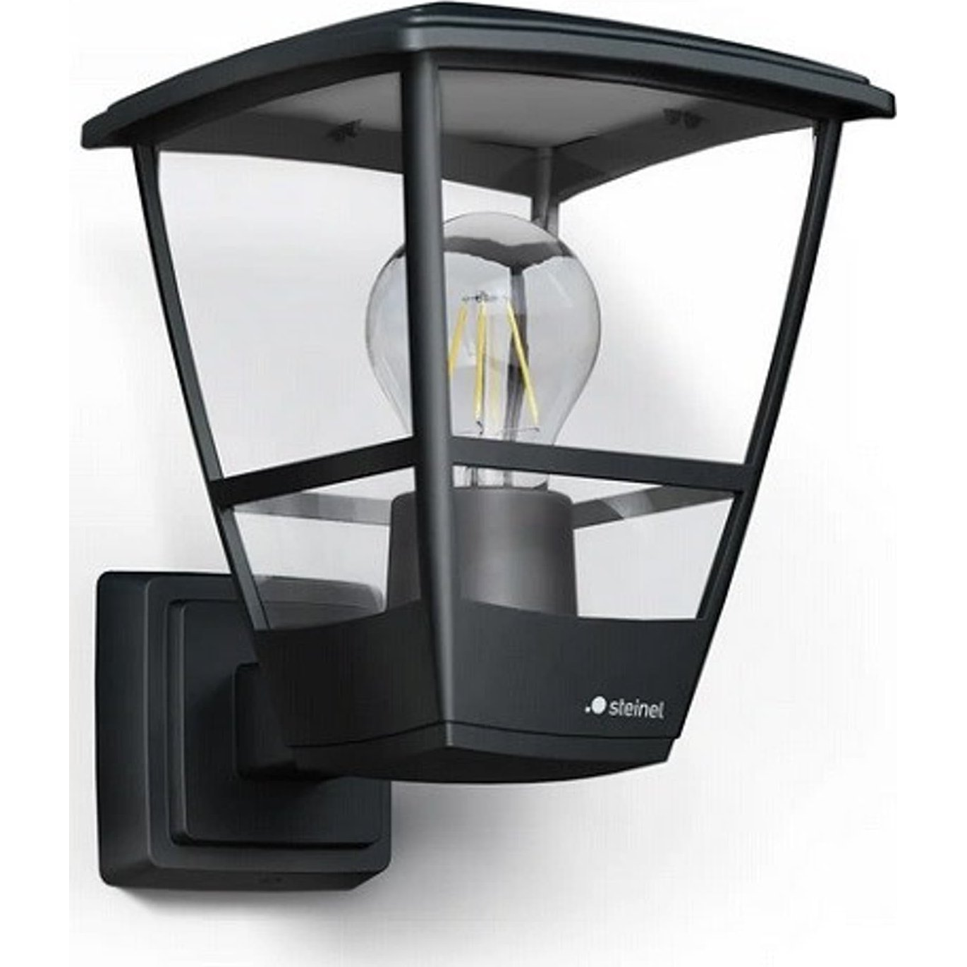 Steinel AUSSENLEUCHTE L 10 S SW 084769 Kültéri fali lámpa mozgásérzékelővel LED E27 15 W Fekete (ST084769)