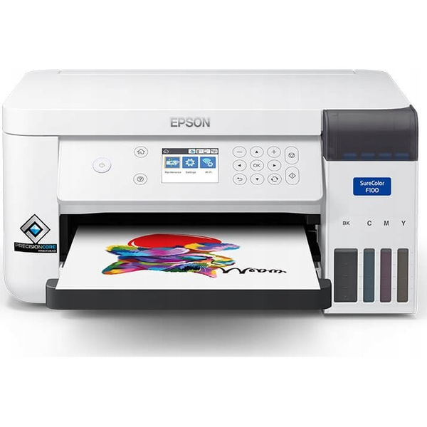 Epson SureColor SC‑F100 голямоформатен принтер Wi-Fi Мастиленоструен Цвят 600 x 1200 DPI A4 (210 x 297 mm) Ethernet LAN