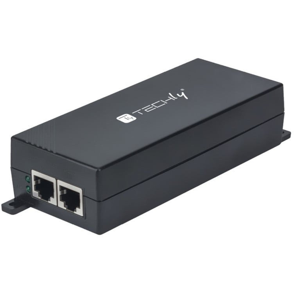Techly I-SWHUB 3000STY2 PoE adapter Fast Ethernet, Gigabit Ethernet