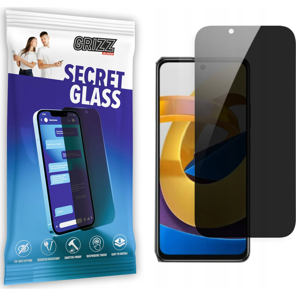  GrizzGlass Szkło prywatyzujące GrizzGlass SecretGlass Xiaomi POCO M4 Pro 5G