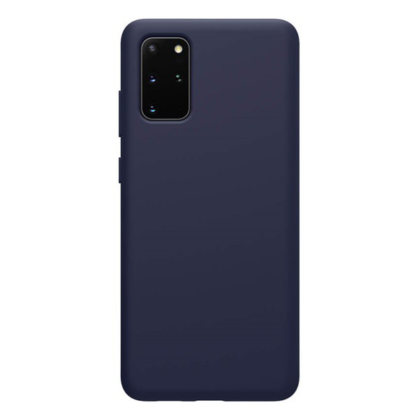 NILLKIN FLEX PURE szilikon telefonvédő (ultravékony, környezetbarát, mikrofiber plüss belső, matt) SÖTÉTKÉK [Samsung Galaxy S20 Plus 5G (SM-G986)] (5996457940820)
