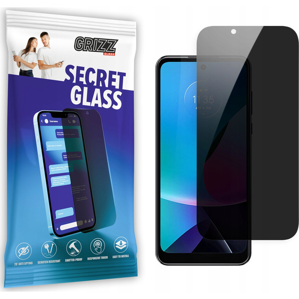  GrizzGlass Szkło prywatyzujące GrizzGlass SecretGlass Motorola Moto G 5G Plus