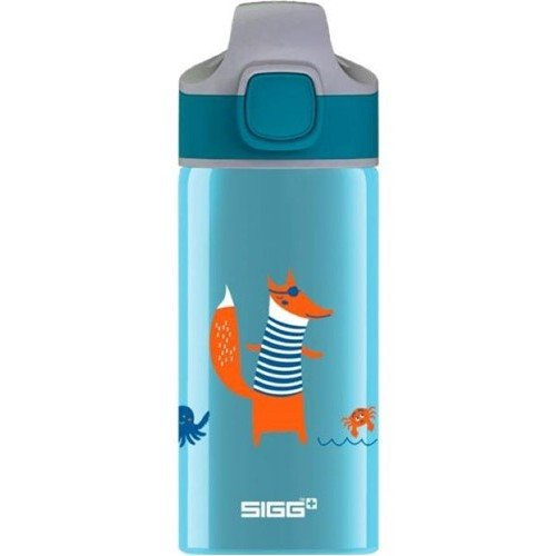 Sigg Miracle Fox Uso Diario 400 Ml Aluminio Azul