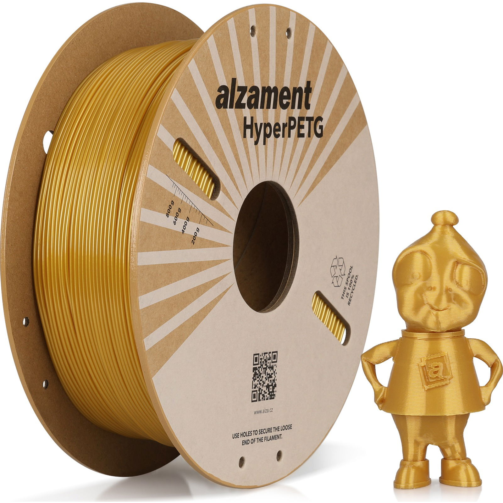 Alzament PETG Hyper 1 kg Gold (ALZMNTPETGH06)